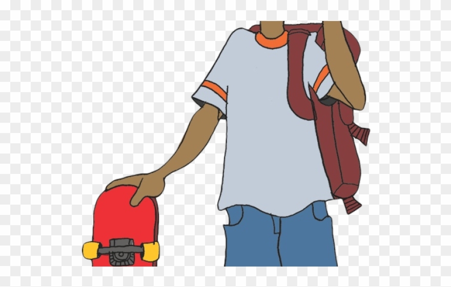 Skateboarding Clipart Max - Cartoon - Png Download