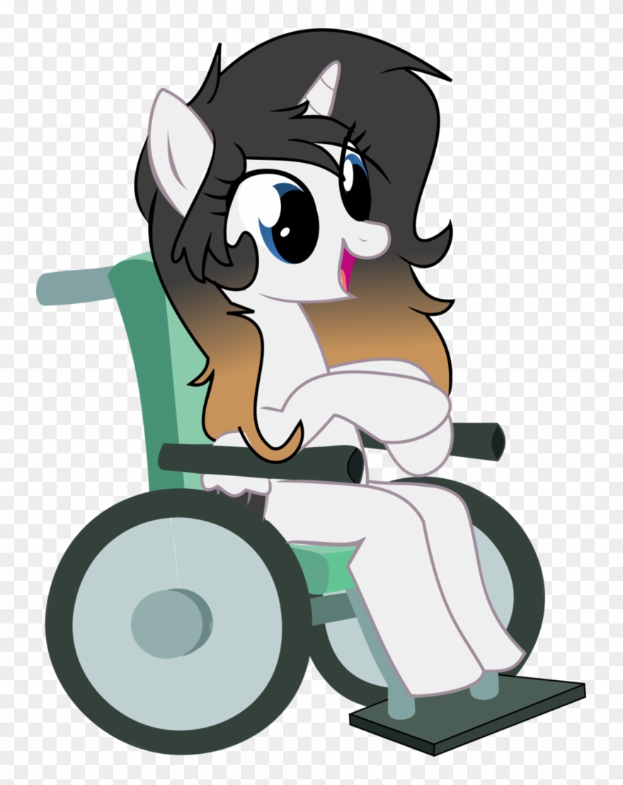 Scarlett In A Wheelchair By Scarlett-letter - Cartoon Clipart