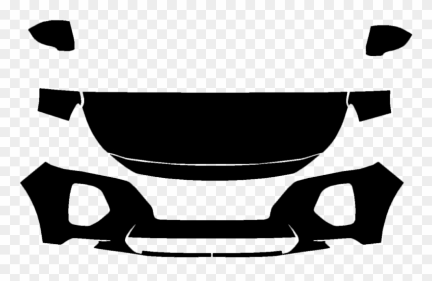 2019 Hyundai Santa Fe Se Limited 3m Clear Bra Deluxe Clipart