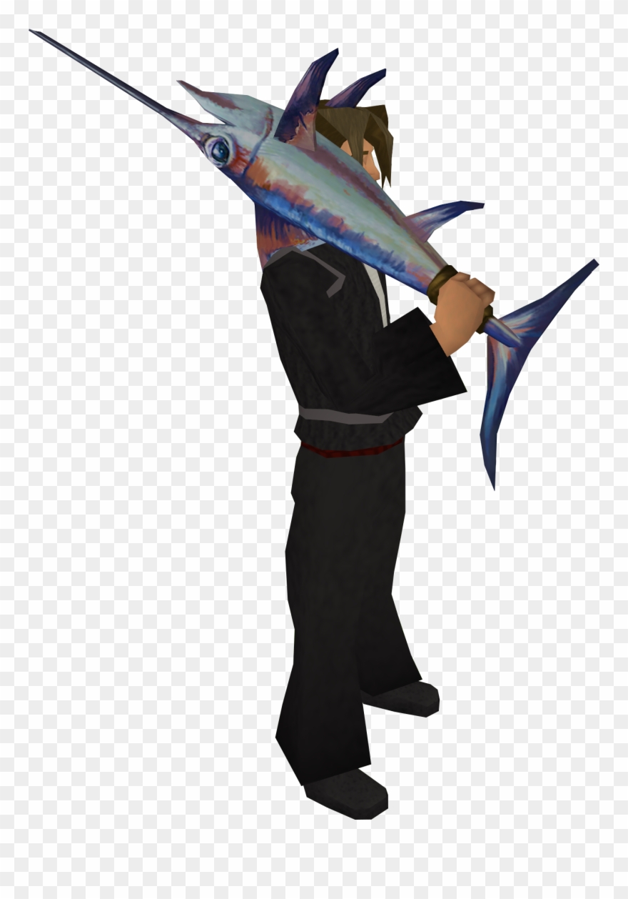 Two Handed Swordfish Runescape Wiki Fandom Powered - Swordfish Clipart