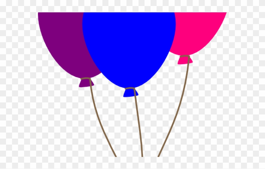 Blue Balloons Clip Art - Png Download