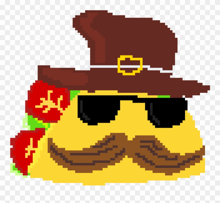 Cowboy Taco - Smiley Clipart