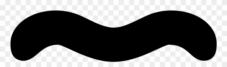 Ghandhi Mustache Icon Clipart