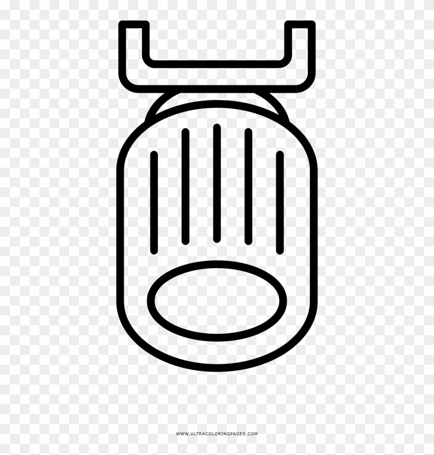 Spotlight Coloring Page - Line Art Clipart