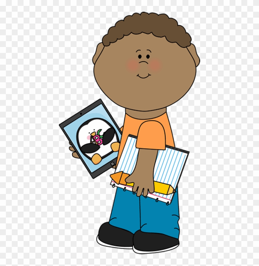Free Png School Kids Clip Art Png Png Image With Transparent - Ipad Kids Clip Art