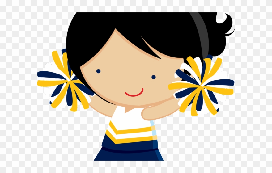 Cheerleader Clipart Halloween - Lider De Torcida Desenho - Png Download