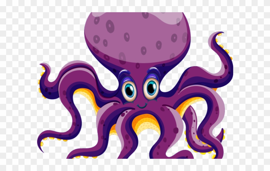 Octopus Clipart Alike - Sea Animal Clipart Single - Png Download