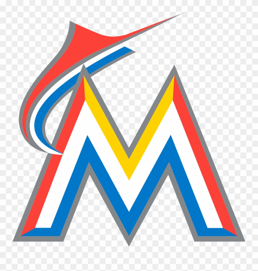 Louisiana Clipart Baseball Lsu - Miami Marlins Logo - Png Download