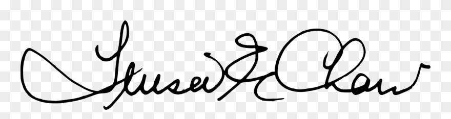 Chaw Executive Director - Calligraphy Clipart