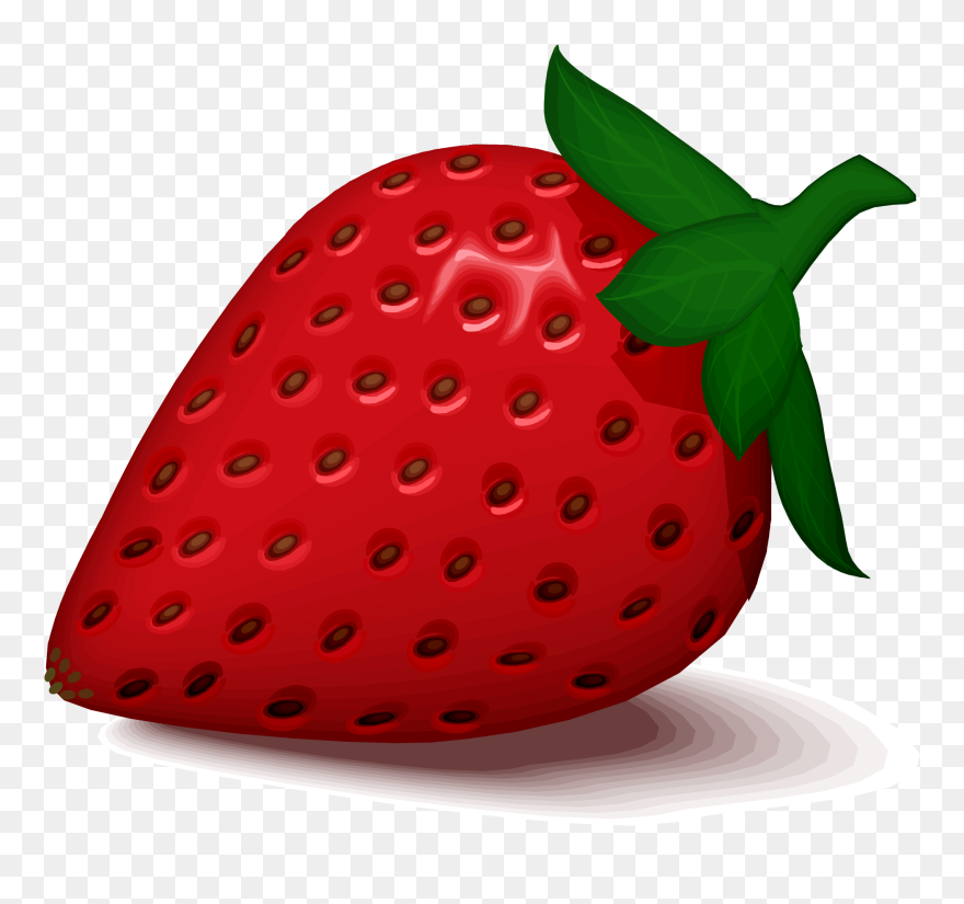 Strawberry By Cactus Cowboy - Red Strawberry Clip Art - Png Download