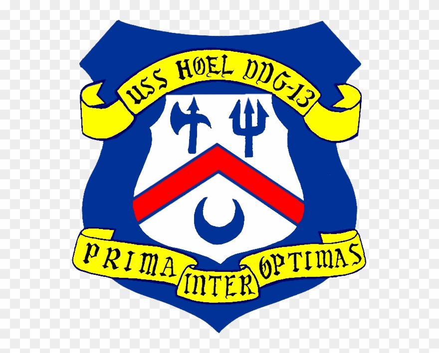 Uss Hoel Insignia, 1968 - Crest Clipart