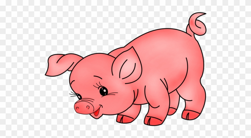 Pig Clipart Farm Animal - Pig And Piglet Clipart - Png Download