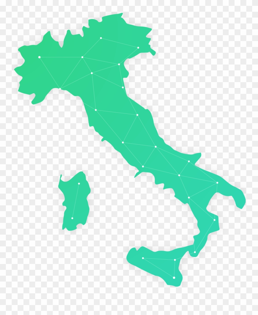 Emerge - Italy Map Silhouette Clipart