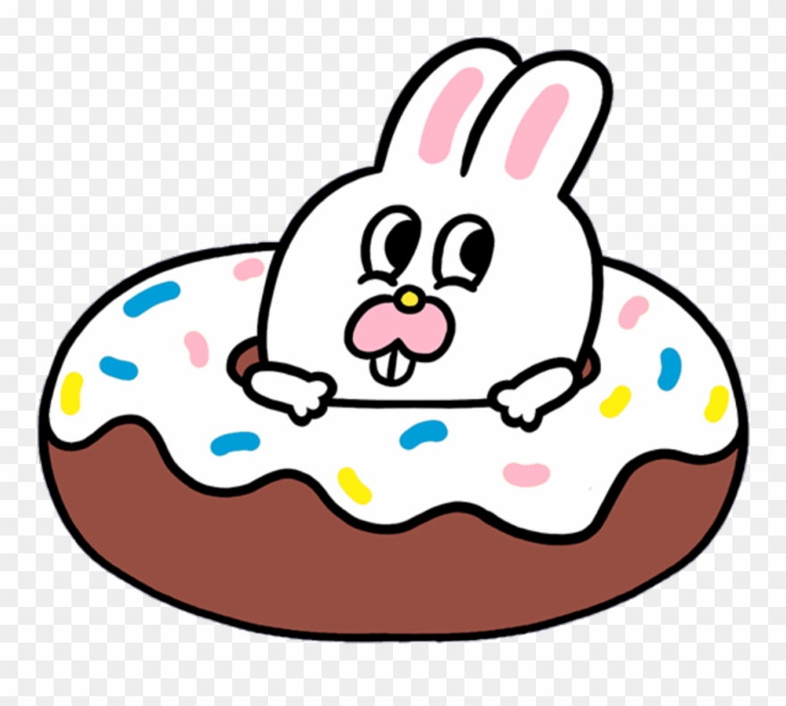 Donut Sticker Clipart