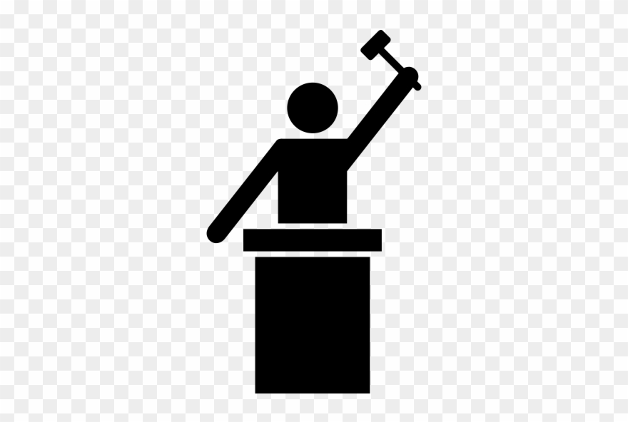 Judge Rubber Stamp Clipart