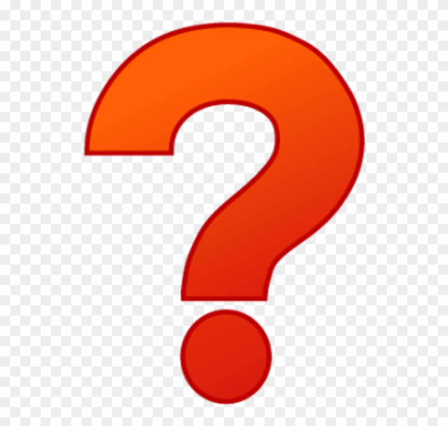 Questionmark Sticker - Red Question Png Icon Clipart