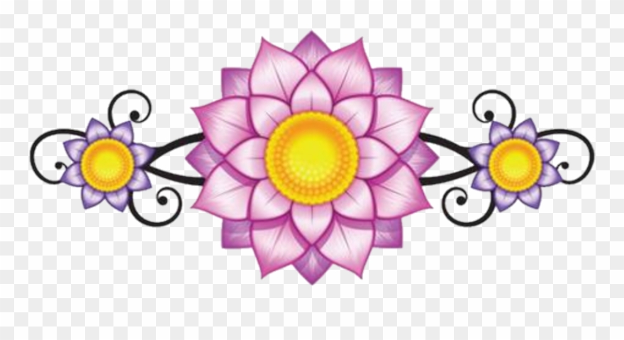 Floral Sticker Clipart