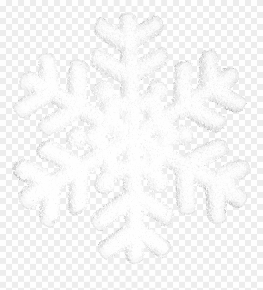 Ftestickers Scsnowflake Snowflake Luminous White - Floco De Neve De Natal Clipart