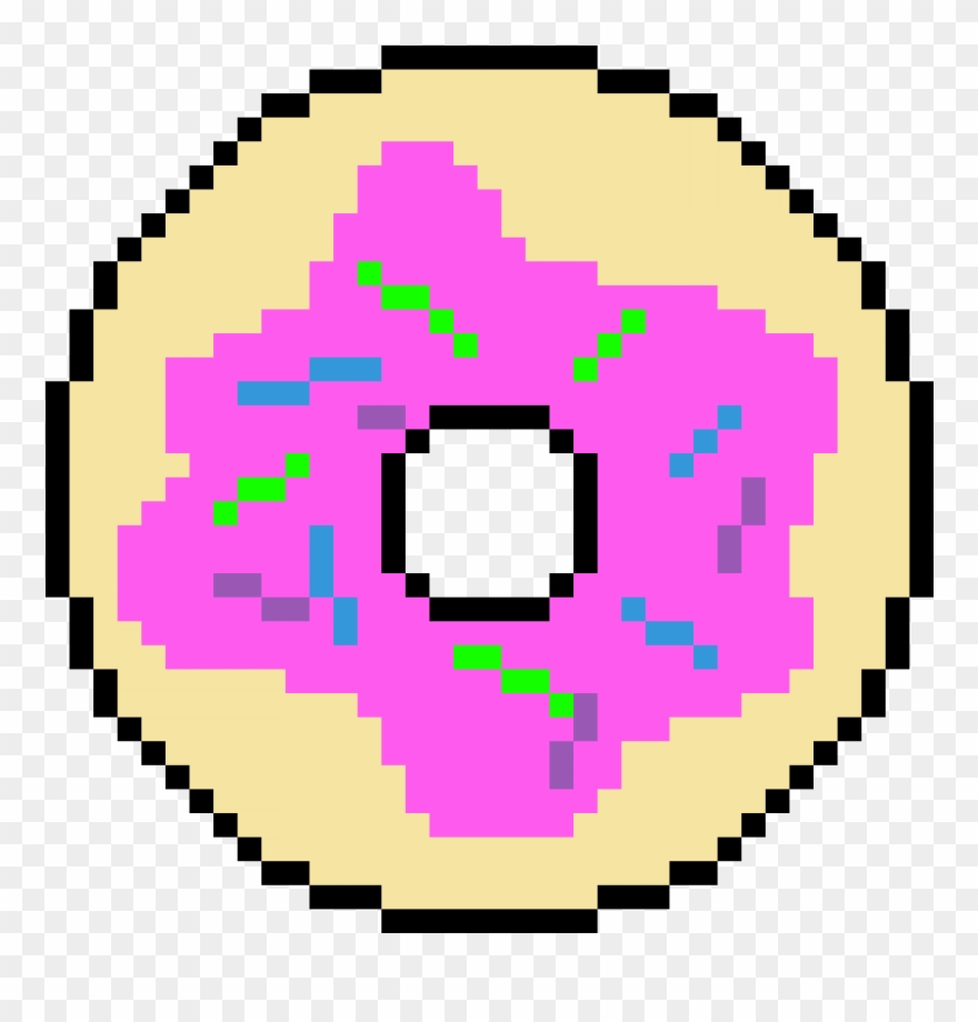 Donuts - Pixels Emoji Clipart