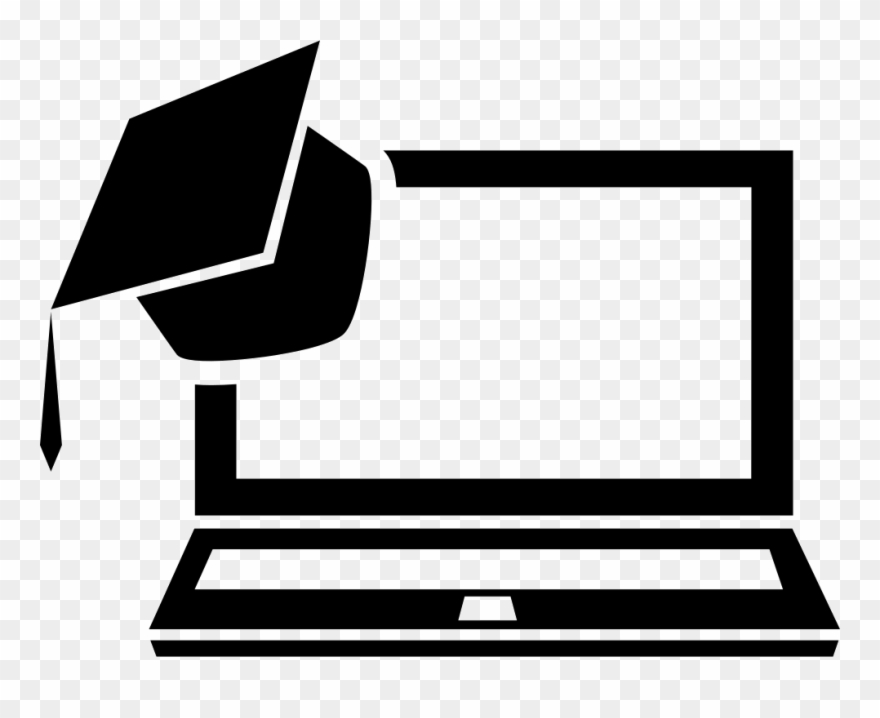 Laptop With A Graduation Cap Comments - Graduation Cap With Laptop Clipart