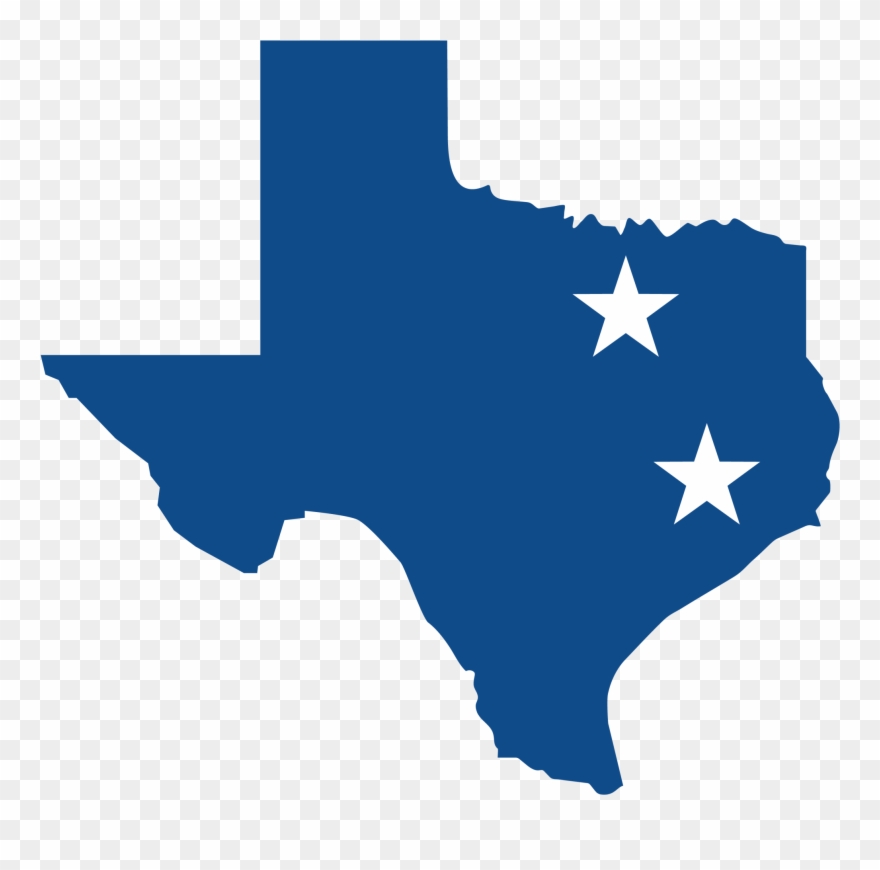 2048 X 2048 6 - Texas Map Clip Art - Png Download
