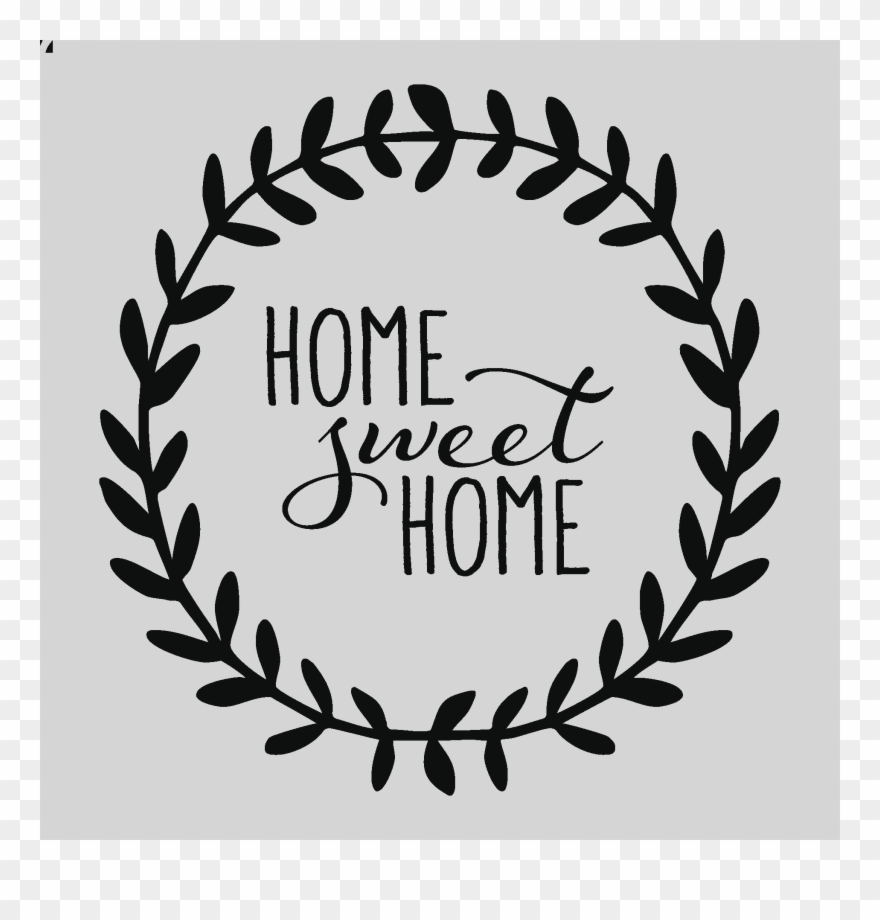 Home Sweet Home Modern Clipart