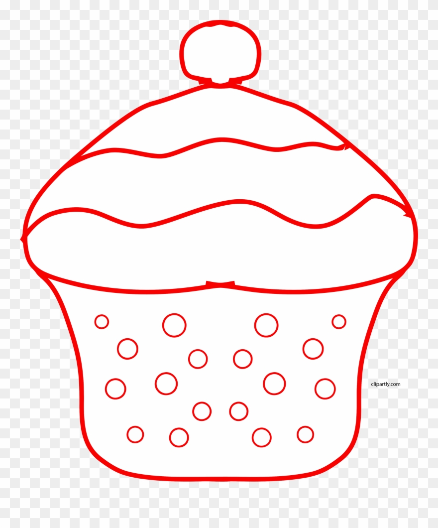 Draw Cupcake Clipart Png Transparent Png