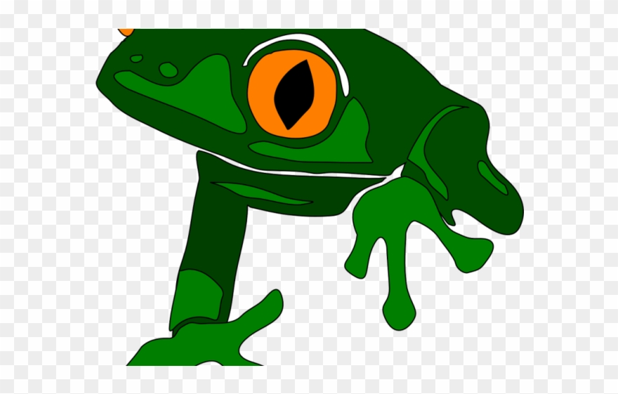 Green Frog Clipart - Frog - Png Download