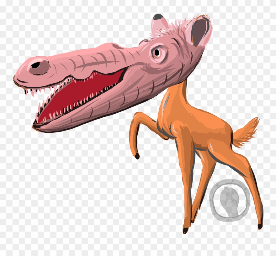 Shop Crocodile Bambi - Cartoon Clipart