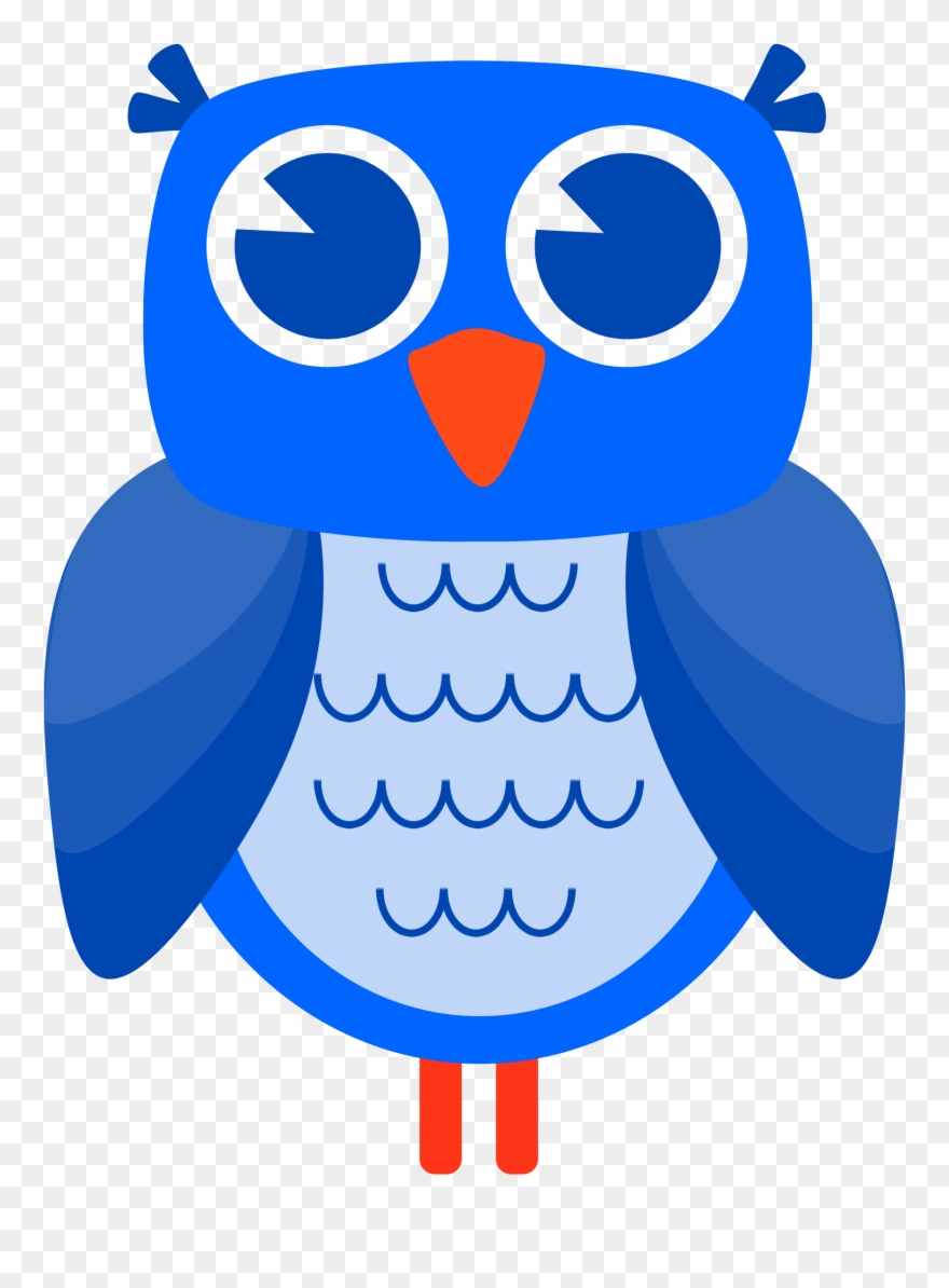 Our Whoopsie-owl - Blue Owl Clipart - Png Download