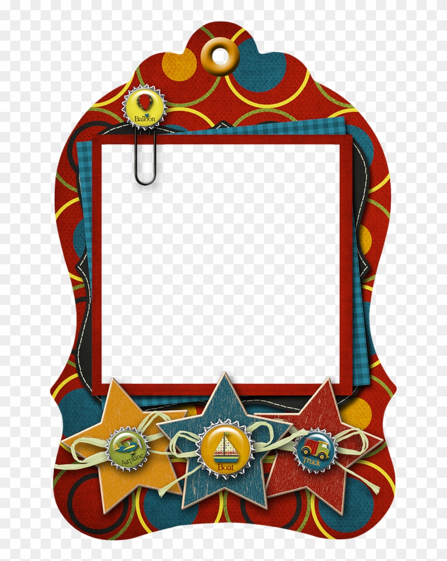 B *✿* Boys Will Be Boys - Picture Frame Clipart