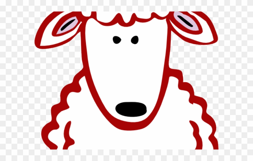 Lamb Clipart Mask - Sheep Clip Art - Png Download