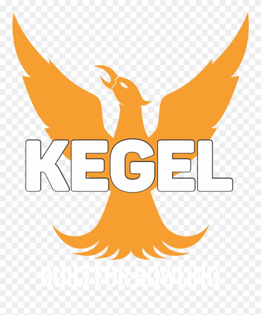 Kegel Newlogo Small White Slogan - Bowling Oil Patterns Clipart