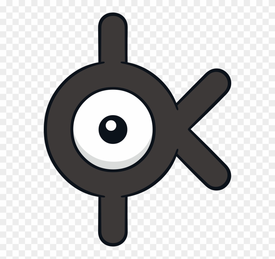 #6 - Unown - Pokemon Unown K Clipart