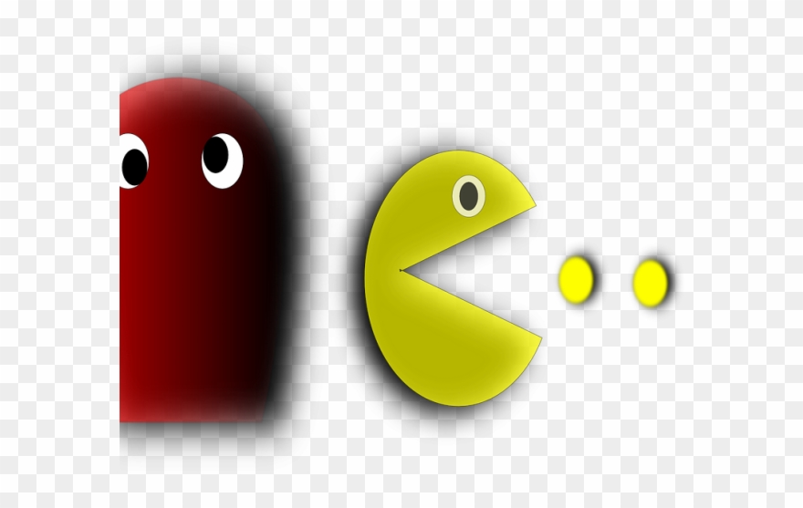 Pac Clipart Pacman Ghost - Emoticon - Png Download