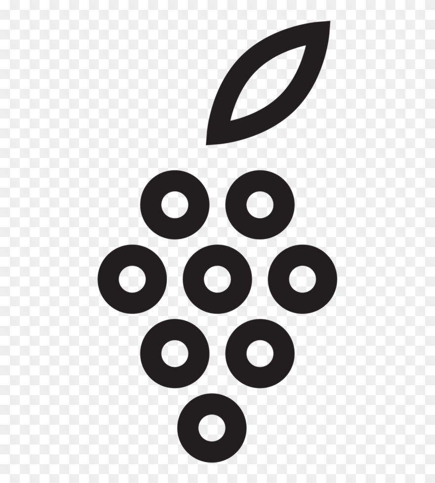 Grapes - Circle Clipart