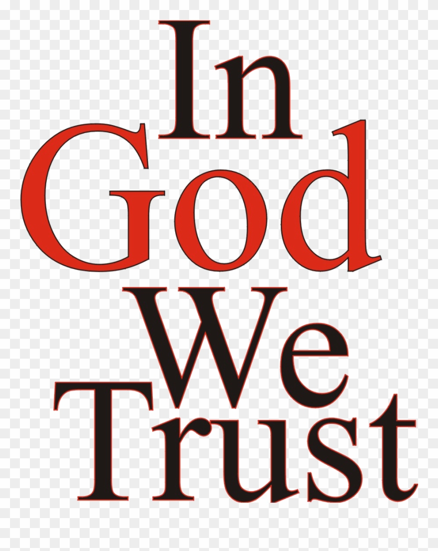 In God We Trust - Transparent Gold In God We Trust Logo Clipart