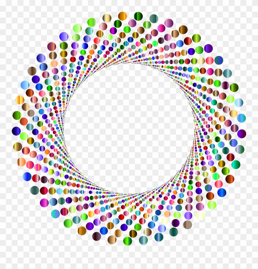 Colofrul Circles Png - Designs In Circle Colorful Clipart