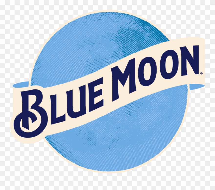 Blue Moon Png - Blue Moon Beer Logo Clipart