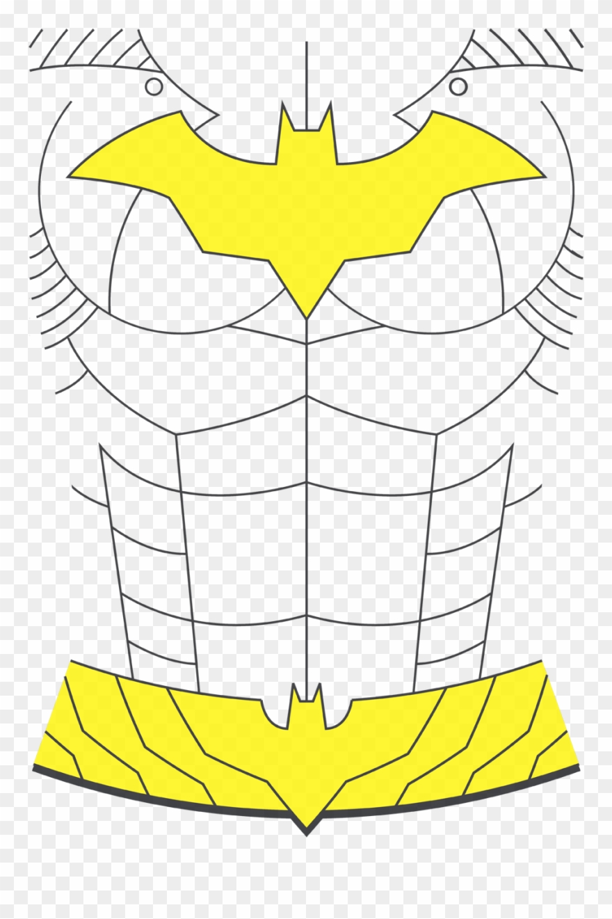 Batman New Batgirl Costume Men's Slim Fit T-shirt - Cartoon Clipart