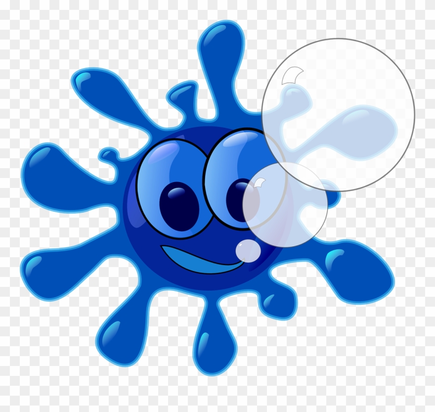 Splash Water Blue - Splash Clip Art - Png Download
