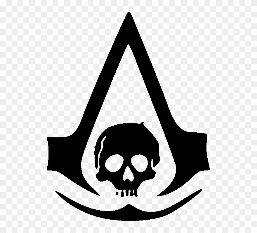 Logo Assassins Creed Black Flag - Assassin's Creed Green Symbol Clipart