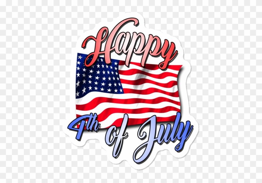 Happy 4th Of July - Illustration Clipart