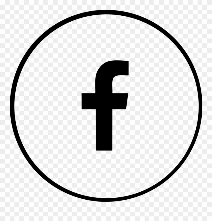 Facebook Blk V3 - Circle Clipart