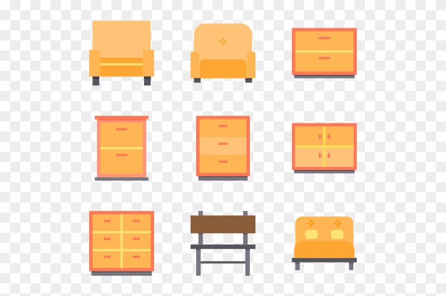 Home Furniture - Chest Of Drawers Clipart