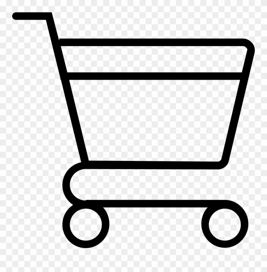 Png File Svg - Shopping Cart Icon Png Thin Line Clipart