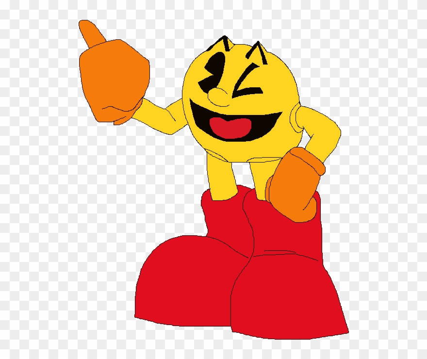 Pac-man Ssb18 - Cartoon Clipart