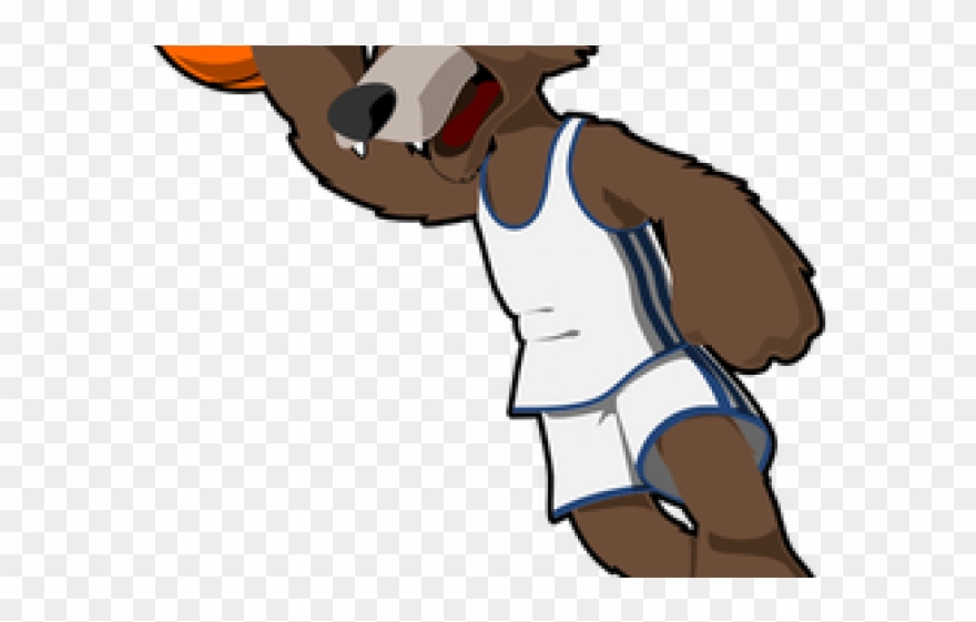 Basketball Clipart Dog - Basketball Animal Players Png Transparent Png