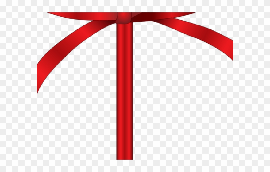 Christmas Ribbon Clipart Banner - Png Download