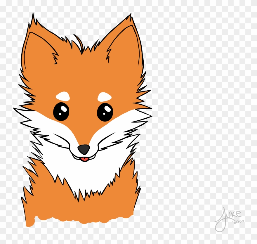 Cute Fox , Png Download - Illustration Clipart